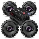 Kit Som Automotivo Pioneer 4 Alto Falantes Portas 200w Rms + Amplificador Stetsom Kit Som Automotivo Pioneer 4 Alto Falantes Portas 200w Rms + Amplificador Stetsom