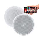 Kit Som Bluetooth 1 Caixa Ativa De Embutir+ 1 Caixa Passiva