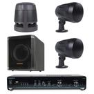 Kit Som Caixa Subwoofer HS Eco Garden 360º Amplificador Slim 2 HS Eco Garden Flex Kit Som Caixa Subwoofer HS Eco Garden 360º Amplificador Slim 2 HS Eco Garden Flex