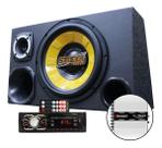 Kit Som Caixa Trio Sub Spyder 700w Aparelho Bluetooth Tl1500
