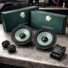 Kit Som Completo Audiophonic Sensation 290W RMS KS 6.3 CS 650 V3 Kit 2 Vias e Coaxial 6.5 Pol HiFi Tweeter Seda Alta Definição