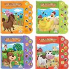 Kit Som da Fazendinha: Cachorrinho + Cavalinho + Pintinho + Vaquinha (4 Vol)