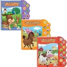 Kit Som da Fazendinha: Cachorrinho + Cavalinho + Vaquinha (3 Vol)