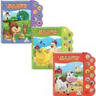Kit Som da Fazendinha: Cachorrinho + Pintinho + Vaquinha (3 Vol)