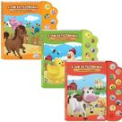 Kit Som da Fazendinha: Cavalinho + Pintinho + Vaquinha (3 Vol)