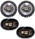 Kit Som Hurricane QR6 6" Polegadas Quadriaxial + QR69 6x9" Polegadas Quadriaxial