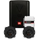 Kit Som Jbl Par De 5trfx55 Um Sub Sw68a-ms Slim E Ts 400x4
