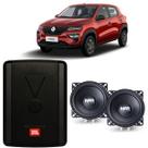 Kit Som Kwid Com Subwoofer Jbl 6x8 Pol E Alto Falantes 4 Pol