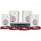 Kit Som para Ambiente Hayonik Ambience 4000 OD V2 Branco Kit Som para Ambiente Hayonik Ambience 4000 OD V2 Branco