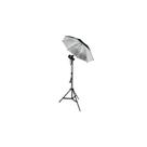 Kit Sombrinha Refletora + Soquete E27 Duplo Foto Iluminaçao
