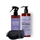 Kit Sono Tranquilo - Água de lençóis + Óleo Corporal Sono Profundo + Máscara de olhos Kit Sono Tranquilo - Água de lençóis + Óleo Corporal Sono Profundo + Máscara de olhos