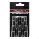 Kit Soquete Canhão Magnético 1/4 5 Peças Sextavado 10mm