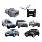 Kit Soquete E Conector Da Lanterna Lâmpada T10 Linha Fiat