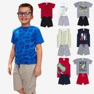 Kit Sortido 14 Peças de Roupas Infantil Menino Kit 7 Conjuntos Infantil (7 Camiseta + 7 Shorts) Kit Sortido 14 Peças de Roupas Infantil Menino Kit 7 Conjuntos Infantil (7 Camiseta + 7 Shorts)