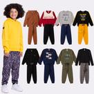Kit Sortido 4 Peças de Roupas Infantis Menino Inverno- 2 Casacos + 2 Calças