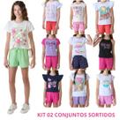 Kit Sortido 4 Peças de Roupas Juvenil Meninas Verão Tamanho:16Cor:Sortido
