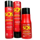 Kit SOS ILIKE Shampoo, Condicionador e Máscara Profissional