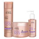 Kit SOS Instant Shampoo + Máscara Reconstrutora + Leave In Alta Moda Kit SOS Instant Shampoo + Máscara Reconstrutora + Leave In Alta Moda