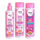 Kit SOS Kids Shampoo + Condicionador + Ativador de Cachos Salon Line