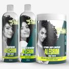 Kit Soul Power Antiqueda Sh + Cond + Cr Pentear 800g