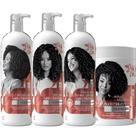 Kit Soul Power Pro Acido Hialuronico Tratamento Completo 4 Produtos C/ Mascara Hidratante