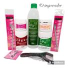 kit Spa Dos Pés Amaciante+Removedor+Creme c/Uréia+Creme Esfoliante+Parafina+Rapapé+2 instrumentos