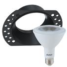 Kit Spot de Embutir Hub Recuado Redondo Luminatti + Lampada Led Par30 11W Bivolt 6500K Avant