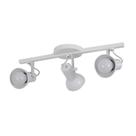 Kit Spot Trilho Eletrificado Direcionável 50cm Branco Kit Spot Trilho Eletrificado Direcionável 50cm Branco