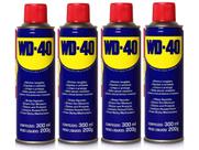 Kit Spray AntiFerrugem WD40 Lubrificante Desengripante Multi Uso 300ML 4 Unidades