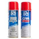 Kit Spray Graxa Branca De Lítio E Limpa Contato Car80 Kit Spray Graxa Branca De Lítio E Limpa Contato Car80