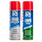 Kit Spray Graxa Branca De Lítio E Limpa Freio Car80