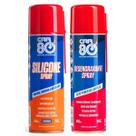Kit Spray Silicone E Desengraxante Car80