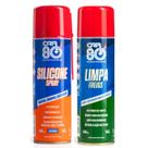 Kit Spray Silicone E Limpa Freio Car80