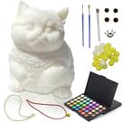 Kit Squishy YJPPDD Taba Squishy Cat DIY Dress Up com tinta