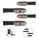 Kit Stallion Pisca Led Sequencial Dianteiro/Traseiro Factor Xtz Lander Fazer Ybr 150/250