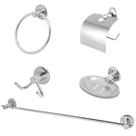 Kit Stander Acessórios Para Banheiro Aço Inox 5 Peças Kit Stander Acessórios Para Banheiro Aço Inox 5 Peças