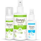 Kit Starpil Mousse Pós Depilação 150ml Óleo Pós 250ml Hair Puller 120ml