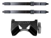 Kit Stay 380mm Longarina Reto + Base Reta Torre Preto
