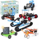 Kit STEM FliipFlaap 6 em 1 para construção de robôs e artesanato de automóveis 6-12 Kit STEM FliipFlaap 6 em 1 para construção de robôs e artesanato de automóveis 6-12
