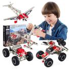 Kit STEM Volico Engineering Metal para caminhão, avião e carro 8-12