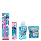 Kit Stitch Escova + Gel + Flosser + Enxaguante - Dentalclean
