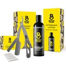 Kit Straight Razor The Beard Club com 5 lâminas e loção pós-barba de 100 ml