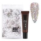 Kit Strass Pedrinhas Para Unhas 1440 Unidades + Cola Em Gel Tips 20g