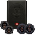 Kit Subwoofer Ativo Amplificado Sw8ams 200w 4 Alto Falante