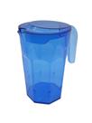 Kit Suco 1 Jarra de 1,5 litros com 4 Copos de 400 ml Cozinha Dehaus Azul Cristal
