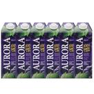 Kit Suco Aurora Integral de Uva Tinto Tetra Pak 1,5L 6 un