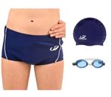 Kit Sungão Infantil Xtra, Óculos Uv e Touca a Escolher Natação Hammerhead