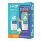 Kit Sunless Protetor Adulto FPS60 120g + Kids FPS50 120g