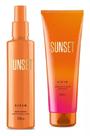 Kit Sunset Body Splash 200ml Hidratante 240ml Ciclo