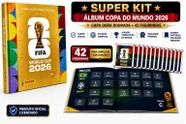 KIT SUPER Álbum Copa do Mundo Capa Dura OURO PANINI OFICIAL com 42 FIGURINHAS KIT SUPER Álbum Copa do Mundo Capa Dura OURO PANINI OFICIAL com 42 FIGURINHAS